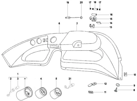 Groupe instruments - cruscotto