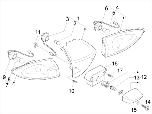Eclairages arrière - Clignotants