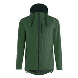 VESTE DE PLUIE ADULTE GIST GIACCA WATERPROOF 15 MICRON AVEC CAPUCHE VERT KAKI XL -5276
