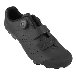 CHAUSSURE VTT SIDEBIKE RIVAL NOIR T42 FIXATION BOA/VELCRO COMPATIBLE SHIMANO (PAIRE)