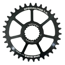 CHAINRING FOR MTB- "DIRECT MOUNT" 34 teeth TA ONE SH52 MATT BLACK ALUMINIUM- SHIMANO XTR M9100 / XT M8100 / SLX M7100/M900 - 10/11/12 Speed