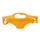 COUVRE GUIDON ARRIERE ORIGINE PIAGGIO 50-125 VESPA-S 2007>2012 ORANGE 938/A  -65426400AI-