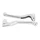 LEVIER DE FREIN CYCLO ALU POUR MBK 41, 51, 88 CHROME (PAIRE) -SELECTION P2R