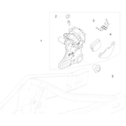 Pince frein arrière