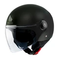 CASQUE JET MT STREET S UNI NOIR BRILLANT XL (ECE 22.06)