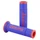 GRIP -  DOMINO ORIGINAL- ON ROAD A450 BLUE/RED OPEN END (PAIR).