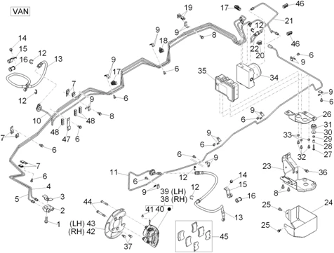 Tuyaus du freins - Etriers de frein