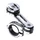 SUPPORT GUIDON TELEPHONE/SMARTPHONE MOTO/VELO SP CONNECT ALU TAILLE MASSE CHROME ORIENTABLE A 360-(DIAM 22,2, 25,4, 28,6, 31,8 mm)