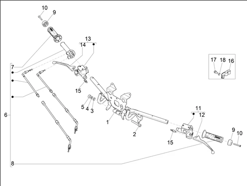 Guidon - Maître cylindre