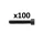 VIS CHC 6 PANS CREUX DIAM M6 x 35 mm  (BOITE DE 100 PIECES)  (690045)  -ALGI-