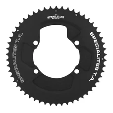CHAINRING FOR ROAD BIKE - Ø 110 - 4 ARMS - For SHIMANO ULTEGRA R8000 / 6800 TA SPEED 2-X110 (AERO) 54 Teeth- COMPATIBLE 105 5800+R7000/DURA ACE 9000+9100 Black Ø.FOR SHIMANO ULTEGRA R8000 / 6800 11 Speed (ASK FOR BOLT KIT NON-INCLUDED)