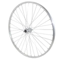 ROUE CITY PATIN 650X30A (26x1 3/8) ARRIERE JANTE ET MOYEU ALU AXE PLEIN ROUE LIBRE 1/3V (35-590) (VENDU AVEC ECROU 10X100) JANTE 21C
