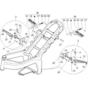 Protection centrale - Repose-pieds 