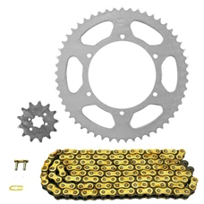 KIT CHAINE ADAPTABLE DERBI 50 SENDA DRD SM XTREME 2011>2017 420 13x53 (DIAM COURONNE 108/123/6.5) -AFAM