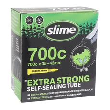 CHAMBRE A AIR VELO 700 x 35-43 SLIME VALVE PRESTA OBUS DEMONTABLE AVEC LIQUIDE ANTI-CREVAISON -COMPATIBLE VAE
