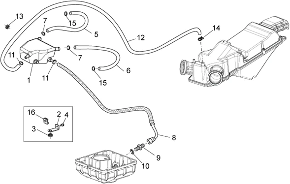 Installation Blow-by