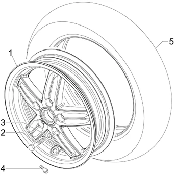 Roue avant