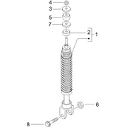 Suspension arrière - Amortisseur/s