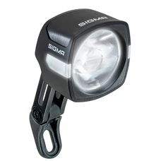 ECLAIRAGE VELO VAE / E-BIKE AVANT SUR FOURCHE SIGMA EOX FL100 6/60V 100LUX (38mm) NOIR COMPATIBLE DYNAMO - POUR VOIR A 70M ET VISIBLE A 4KMS