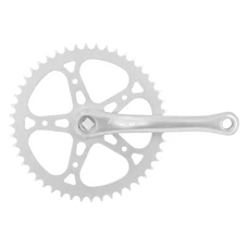 CHAINSET FOR URBAN BIKE- STRONGLIGHT SL55 ALUMINIUM SILVER 170mm 48Teeth. CHAIN 2.38 (TAPERED SQUARE 115mm)