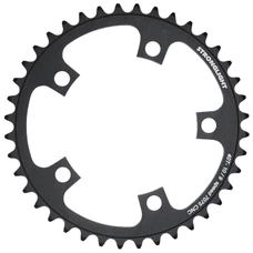 CHANRING FOR ROAD BIKE-5 arms- 40T. Ø110 "INNER" BLACK -ALUMINIUM- STRONGLIGHT(SHIMANO TYPE) 9/10 Speed