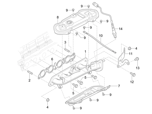 Raccord d'échappement