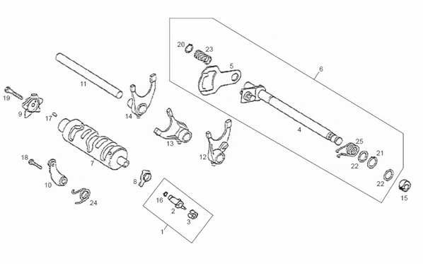 Levier boîte de vitesses
