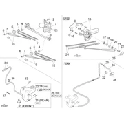 Essuie-glaces avant et arrière