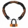 ANTIVOL A CHAINE ARMLOCK CK2 NOIR/ORANGE 1.20M MAILLON DIAM 10 mm AVEC U 52x65mm (DIAM 16 mm) (U CLASSE SRA)