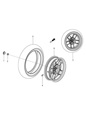 Roue ar.