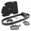 KIT ENTRETIEN MAXISCOOTER ADAPTABLE PIAGGIO 125 VESPA GTS 4T 2007>2015 PLAQUETTE ORGANIQUE (PACK 7 PIECES) -SELECTION P2R STANDARD