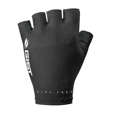 GANTS VELO COURT GIST RACE ETE NOIR M (PAIRE SUR CARTE) AVEC VELCRO -5527