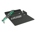 CLE DYNAMOMETRIQUE WERA SAFE TORQUE A1 CARRE 1/4 SERRAGE DE 2 A 12 Nm AVEC DOUILLES (FONCTION CLIQUET SIMPLE) NOIR/VERT (SET 10 PIECES)  -MARQUE ALLEMANDE POUR LES ATELIERS-