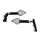 TURN SIGNAL FOR MOTORBIKE- AVOC MITO 15 LEDS ABS BODY - TRANSPARENT/BLACK  (Long 90mm / H 35mm  (Wd 33mm) (EEC APPROVED) (Pair)
