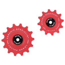 GALET DERAILLEUR VTT TRIPEAK 12-14 DENTS ROULEMENT G5 CERAMIQUE POUR SRAM EAGLE/ EAGLE AXS 12/11V. NOIR (BLISTER DE 2)