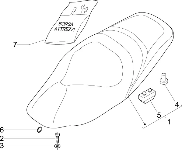 Selle/sieges - Trousse à outils 