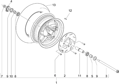 Roue avant