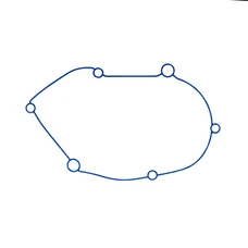 JOINT CARTER TRANSMISSION SCOOT POLINI POUR MBK 50 BOOSTER 2004>, NITRO/YAMAHA 50 BWS 2004>, AEROX/APRILIA 50 SR/MALAGUTI 50 F12 (VENDU A L'UNITE)  -255.0003-