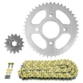 CHAIN AND SPROCKET KIT FOR HONDA 125 CBR R 2011>2016  428  15x44  (REAR SPROCKET Ø 58/90/10.5)  (OEM SPECIFICATIONS)  -AFAM-