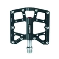 PEDALE VTT PLATEFORME DESCENTE / BMX SWITCH NORTH SHORE ALU NOIR FILETAGE 9/16 AVEC PICOTS (PAIRE) 110x95mm
