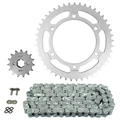 CHAIN AND SPROCKET KIT FOR HONDA 650 NX DOMINATOR 1988>  520  15x45  (REAR SPROCKET Ø 130/150/10.5)  (OEM SPECIFICATIONS)  -AFAM-