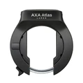 ANTIVOL VELO FER A CHEVAL AXA ATLAS LARGE NOIR AVEC FIXATION (FIXATION SUR CADRE LARGEUR DE 83,5 mm à 95 mm) ECART PNEU 58 mm (CLE RETRACTABLE) -SECURITE NIVEAU 14/15