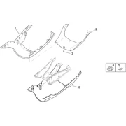 Carrosserie centrale-Sous-rep-pieds