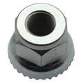 WHEEL NUT FOR BICYCLE - WITH SERRATED WASHER ALGI Ø 10x100 (00593000) (SOLD PER UNIT)