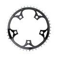 CHAINRING FOR ROAD BIKE- 5 Arms- 44T.Ø 110 -OUTER- ALUMINIUM BLACK- 7075 TA ZEPHYR (SHIMANO TYPE) 9/10Speed.