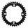 CHAINRING FOR EBIKE- SINGLE- 36 Teeth Ø104 BLACK ALUMINIUM- 7075 STRONGLIGHT 4 ARMS (FOR BOSCH 4th GENERATION) WITH SPIDER REF 181118 TECHNOLOGY NARROW WIDE