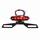 LICENSE PLATE HOLDER - WITH TAILLIGHT - AVOC LUNAR - Black/Smoked lens -EEC Approved