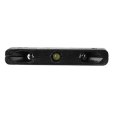 LICENSE PLATE LIGHT REPLAY WITH LEDS (MINI BLACK) (3 CLEAR LEDS) -CEE APPROVED