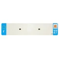 BANDE PLAQUE AUTO 520x110 POUR PVC VIERGE DEP. 27/EURO (VENDU A L'UNITE)