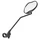 RETROVISEUR VELO GAUCHE OU DROIT ERGOTEC M-99LV PLASTIQUE/ALU NOIR (MIROIR 122 x 78 x 66 mm)